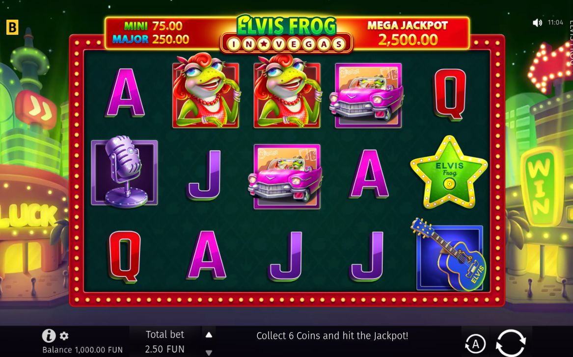 Elvis Frog in Vegas