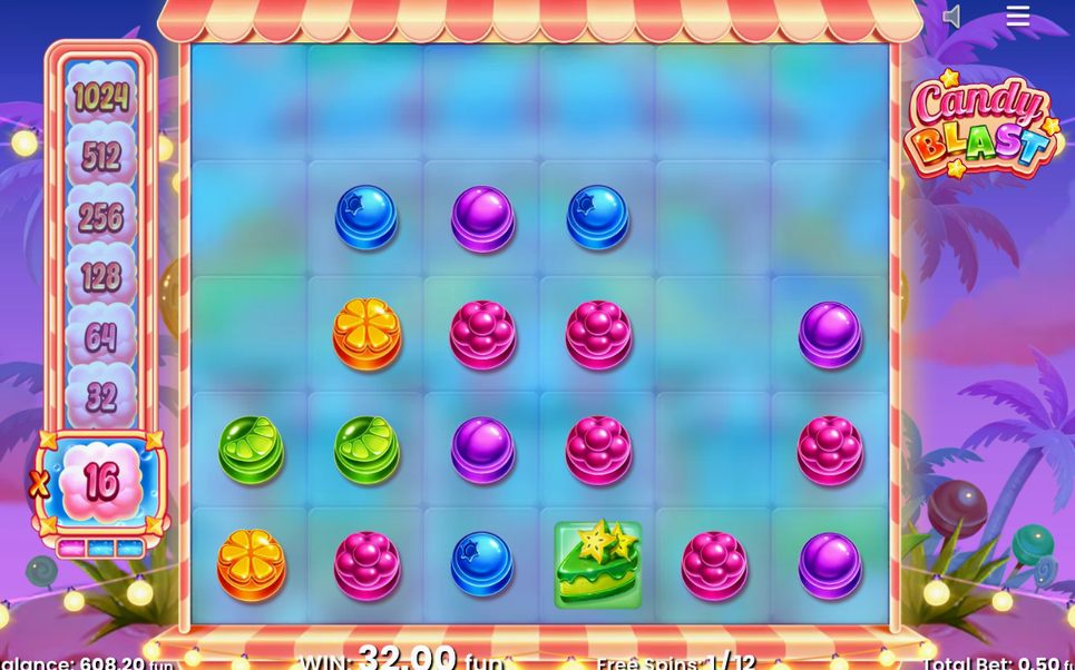 Free Spins Feature with spin count and Total Multiplier